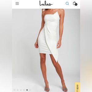 White Bodycon Dress by Lulu’s